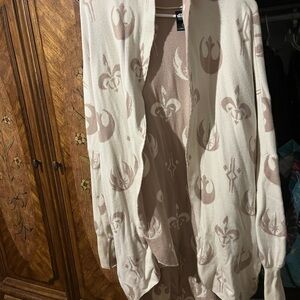 Her Universe Cream and Tan Star Wars Cardigan